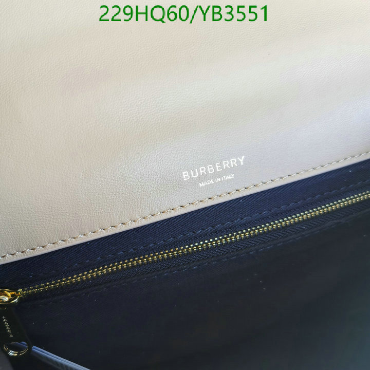 Burberry Bag-(Mirror)-Diagonal-,Code: YB3551,$: 229USD