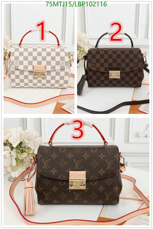 LV Bags-(4A)-Handbag Collection-,Code: LBP102116,$: 75USD