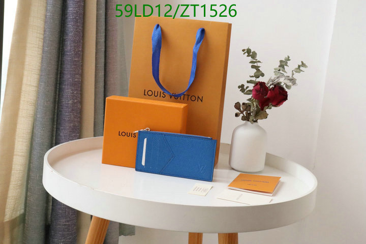 LV Bags-(Mirror)-Wallet-,Code: ZT1526,$: 59USD