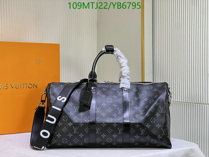 LV Bags-(4A)-Keepall BandouliRe 45-50-,Code: YB6795,$: 109USD