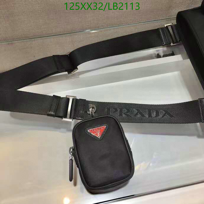 Prada Bag-(Mirror)-Diagonal-,Code: LB2113,$: 125USD