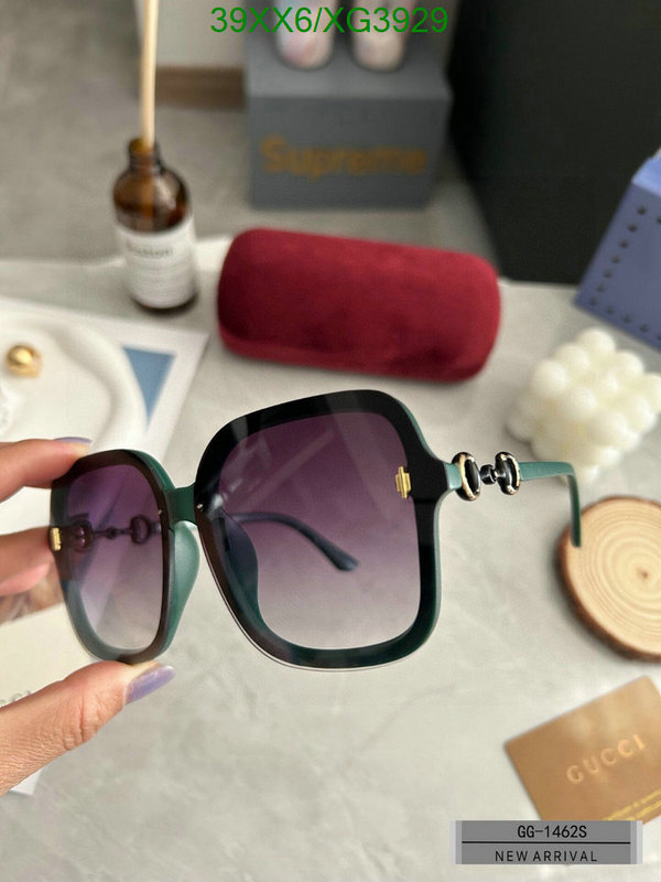 Glasses-Gucci, Code: XG3929,$: 39USD