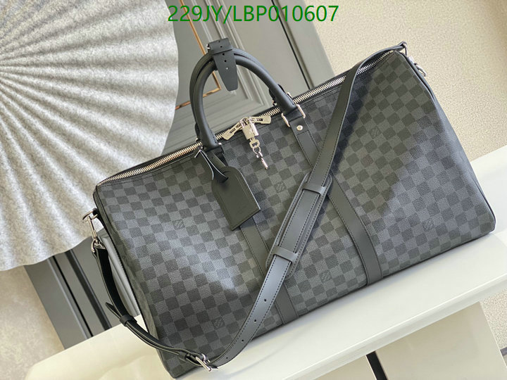 LV Bags-(Mirror)-Keepall BandouliRe 45-50-,Code: LBP010607,