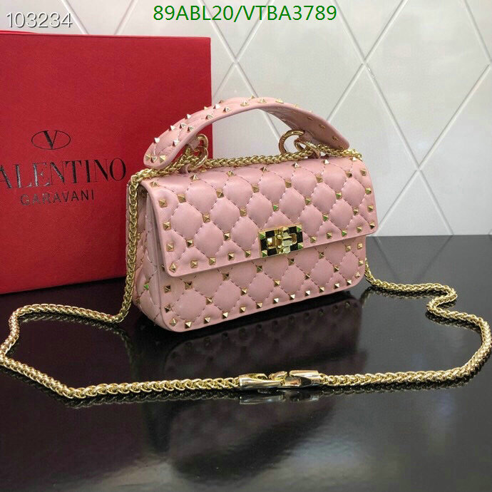 Valentino Bag-(4A)-Rockstud Spike-,Code: VTBA3789,$: 89USD