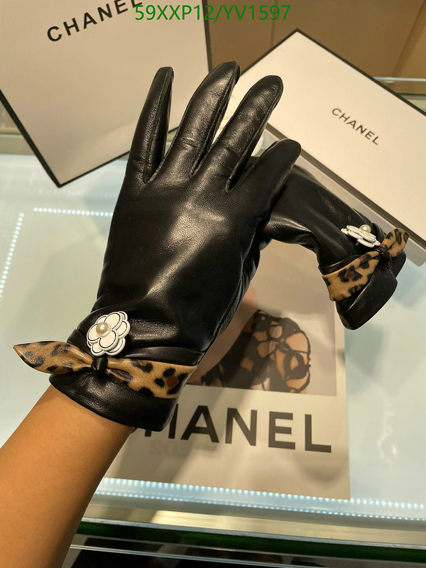 Gloves-Chanel, Code: YV1597,$: 59USD