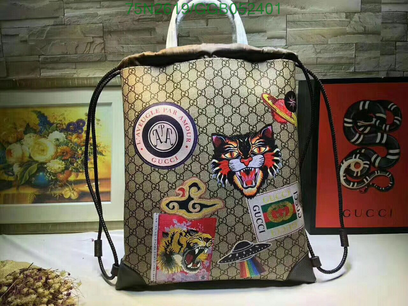 Gucci Bag-(4A)-Handbag-,Code:GGB052401,$: 75USD