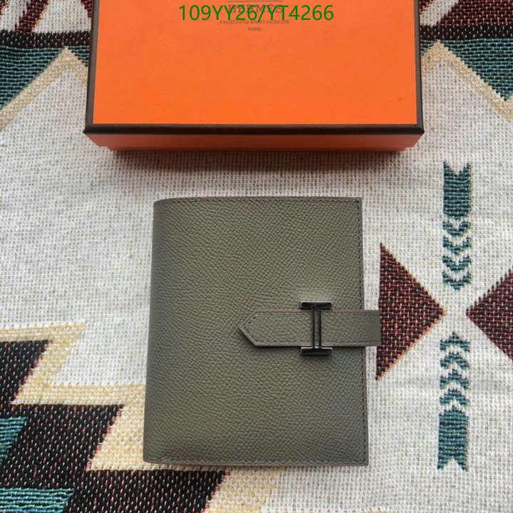 Hermes Bag-(Mirror)-Wallet-,Code: YT4266,$: 109USD