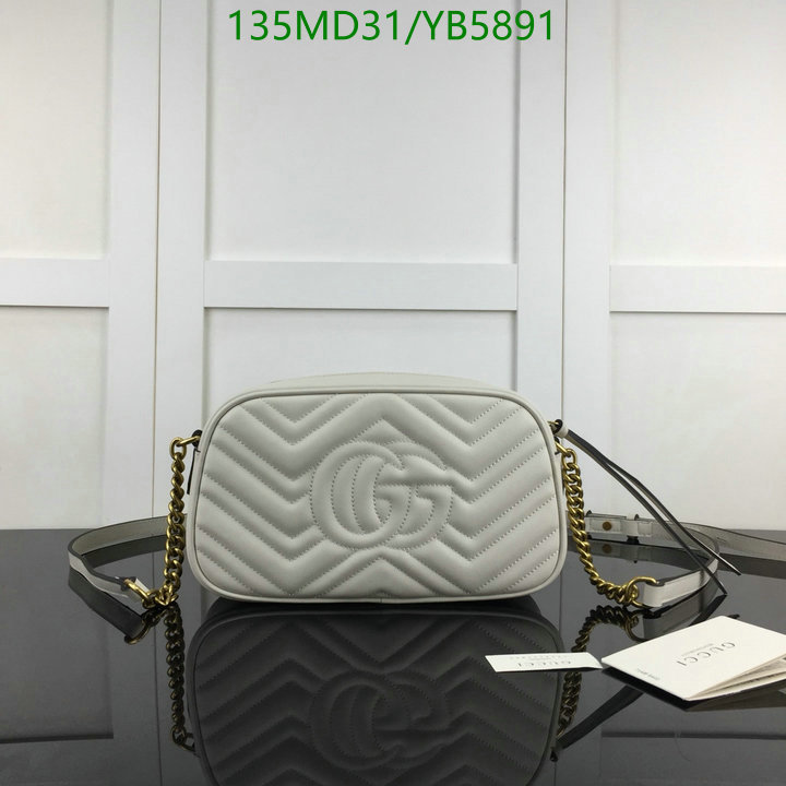 Gucci Bag-(Mirror)-Marmont,Code: YB5891,$: 135USD