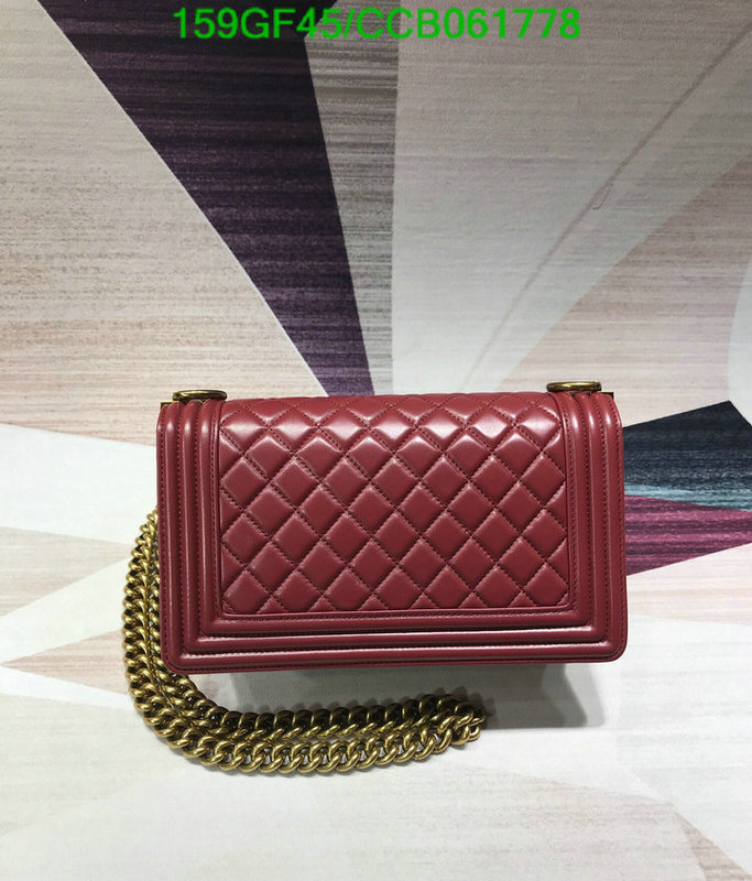 Chanel Bags -(Mirror)-Le Boy,Code: CCB061778,$: 159USD