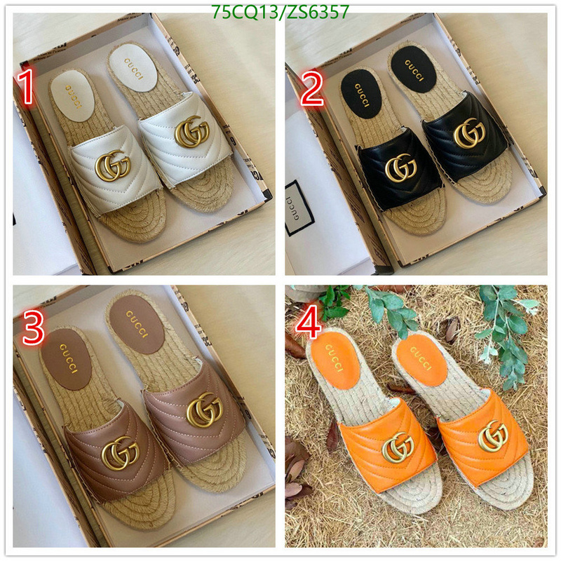 Women Shoes-Gucci, Code: ZS6357,$: 75USD