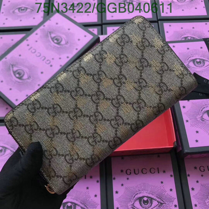 Gucci Bag-(Mirror)-Wallet-,Code:GGB040611,