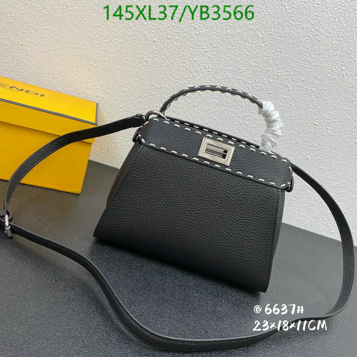 Fendi Bag-(4A)-Peekaboo,Code: YB3566,$: 145USD