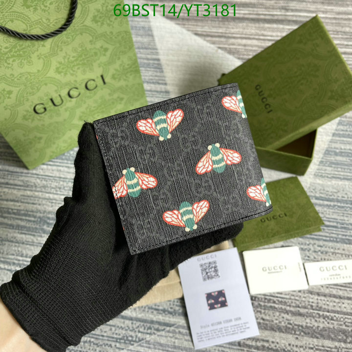Gucci Bag-(Mirror)-Wallet-,Code: YT3181,$: 69USD