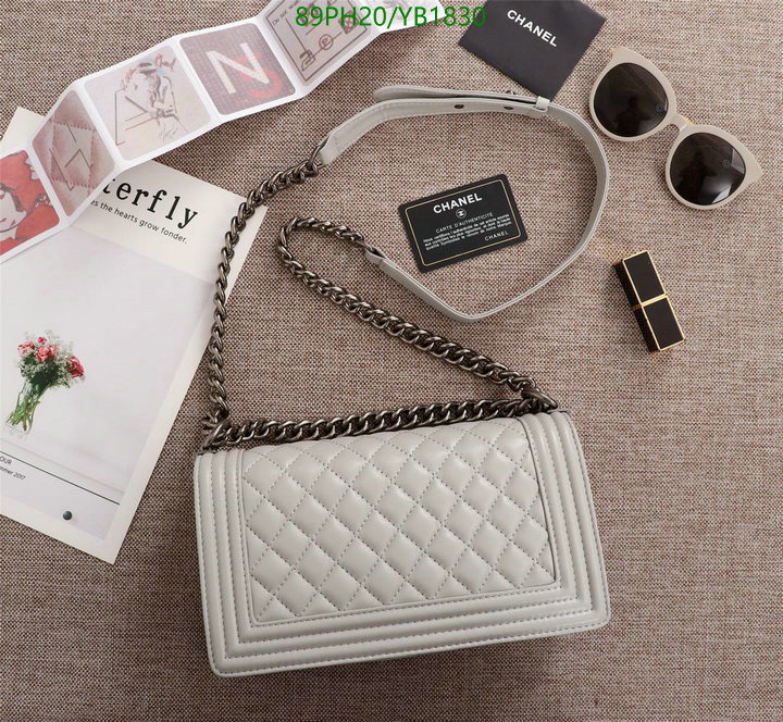 Chanel Bags ( 4A )-Le Boy,Code: YB1830,$: 89USD