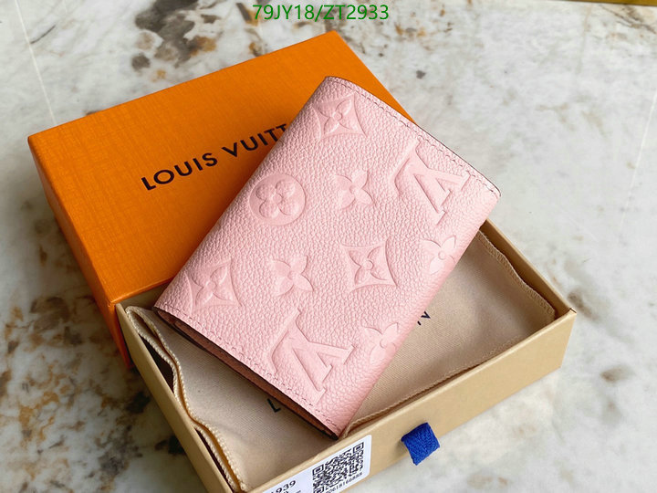 LV Bags-(Mirror)-Wallet-,Code: ZT2933,$: 79USD