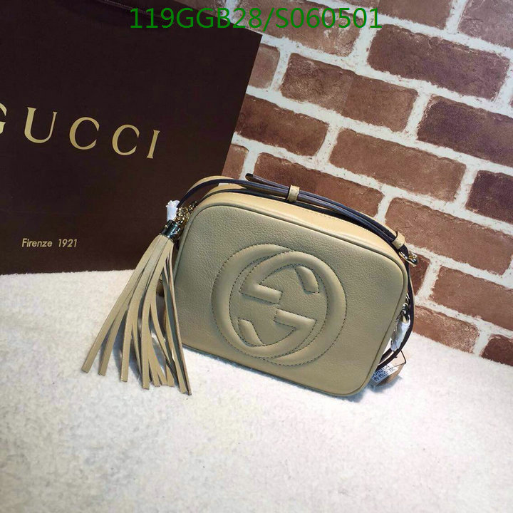 Gucci Bag-(Mirror)-Diagonal-,Code： GGB060501,$: 119USD