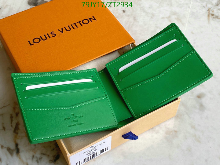 LV Bags-(Mirror)-Wallet-,Code: ZT2934,$: 79USD