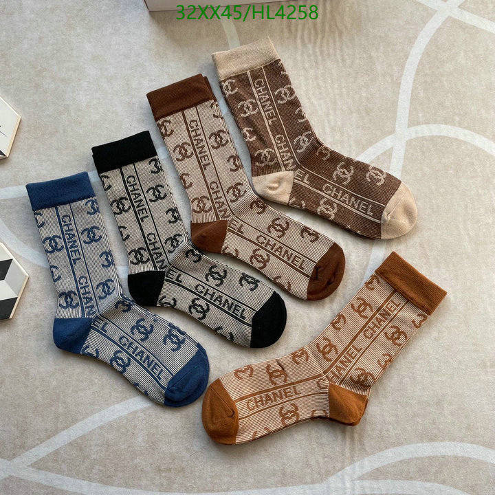 Sock-Chanel,Code: HL4258,$: 32USD