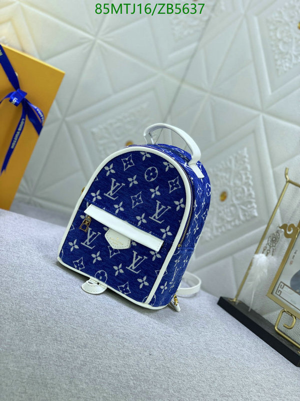 LV Bags-(4A)-Backpack-,Code: ZB5637,$: 85USD