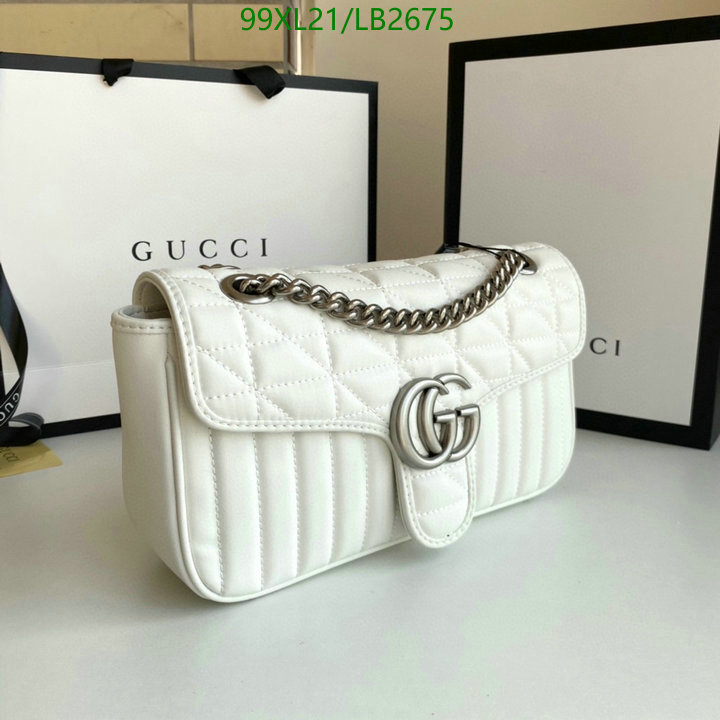 Gucci Bag-(4A)-Marmont,Code: LB2675,$: 99USD