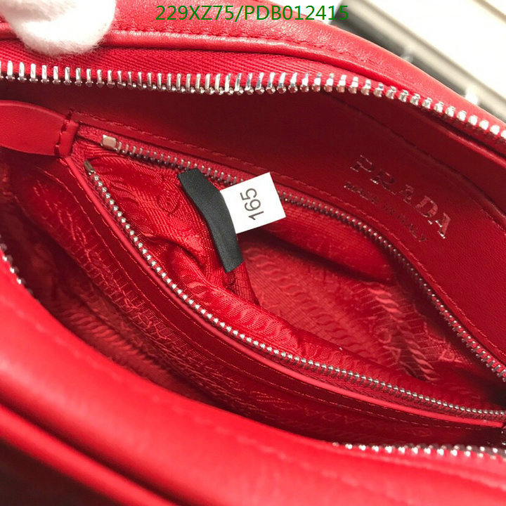 Prada Bag-(Mirror)-Diagonal-,Code: PDB012415,$:229USD