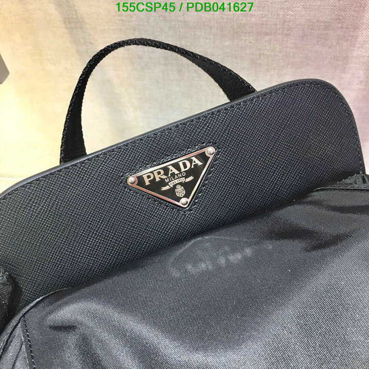 Prada Bag-(Mirror)-Backpack-,Code: PDB041627,$: 155USD