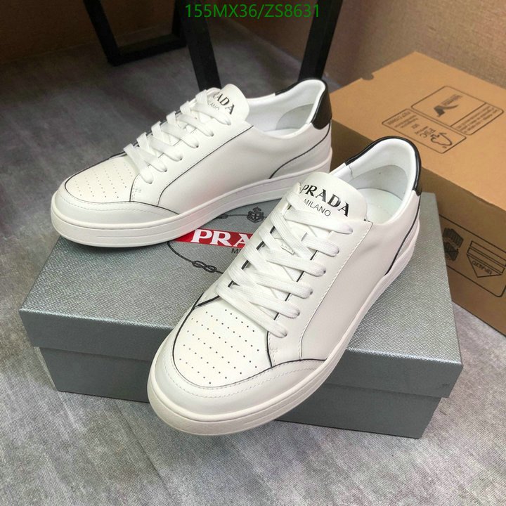 Men shoes-Prada, Code: ZS8631,$: 155USD