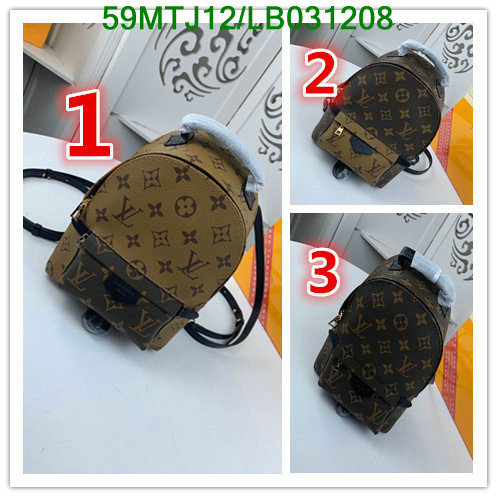 LV Bags-(4A)-Backpack-,Code: LB031208,$: 59USD