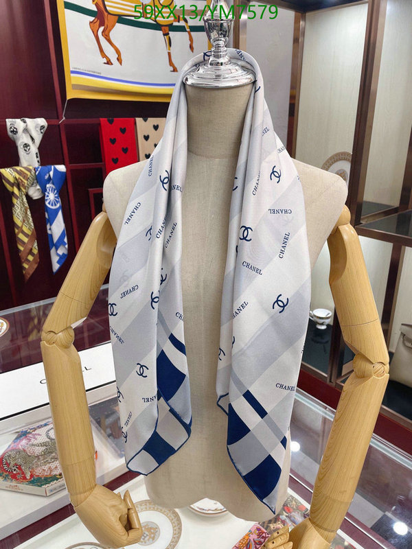 Scarf-Chanel, Code: YM7579,$: 59USD