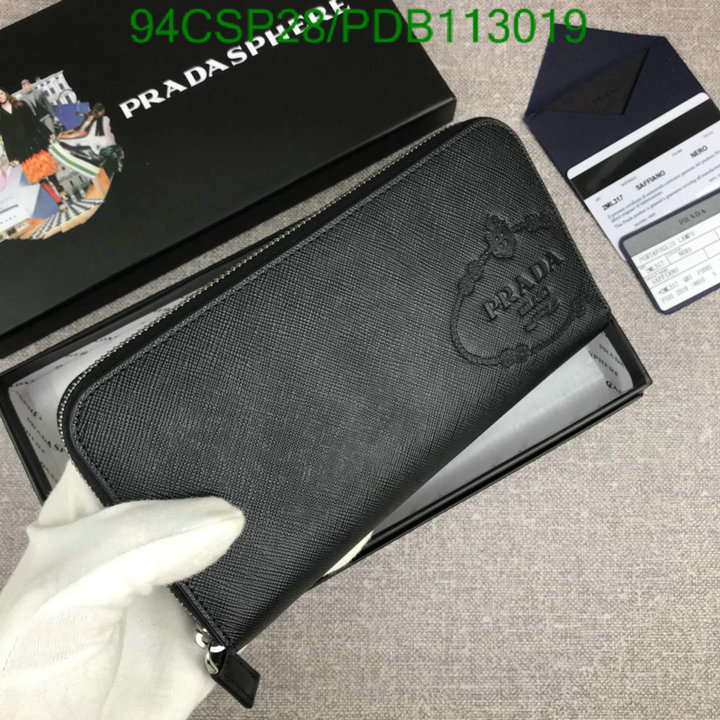 Prada Bag-(Mirror)-Wallet-,Code: PDB113019,$: 94USD