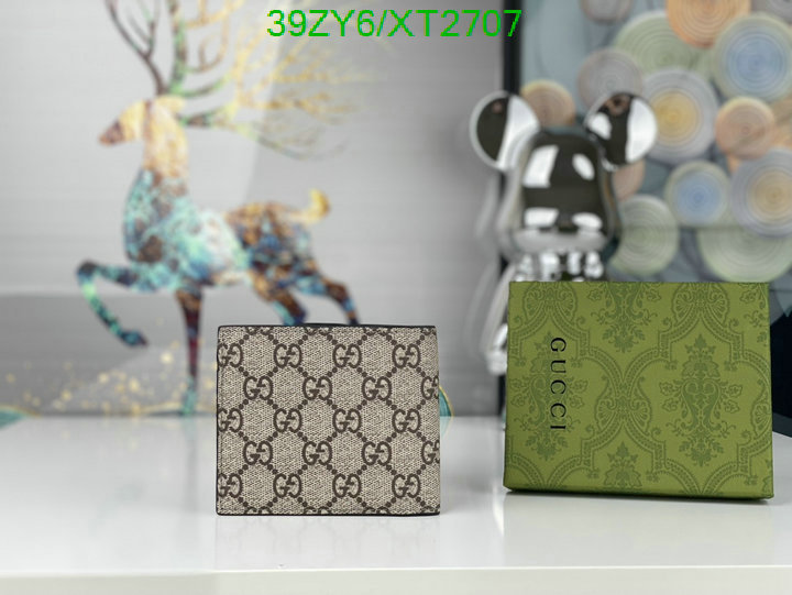 Gucci Bag-(4A)-Wallet-,Code: XT2707,$: 39USD