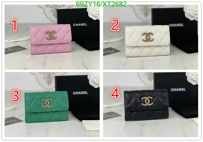 Chanel Bags ( 4A )-Wallet-,Code: XT2682,$: 69USD