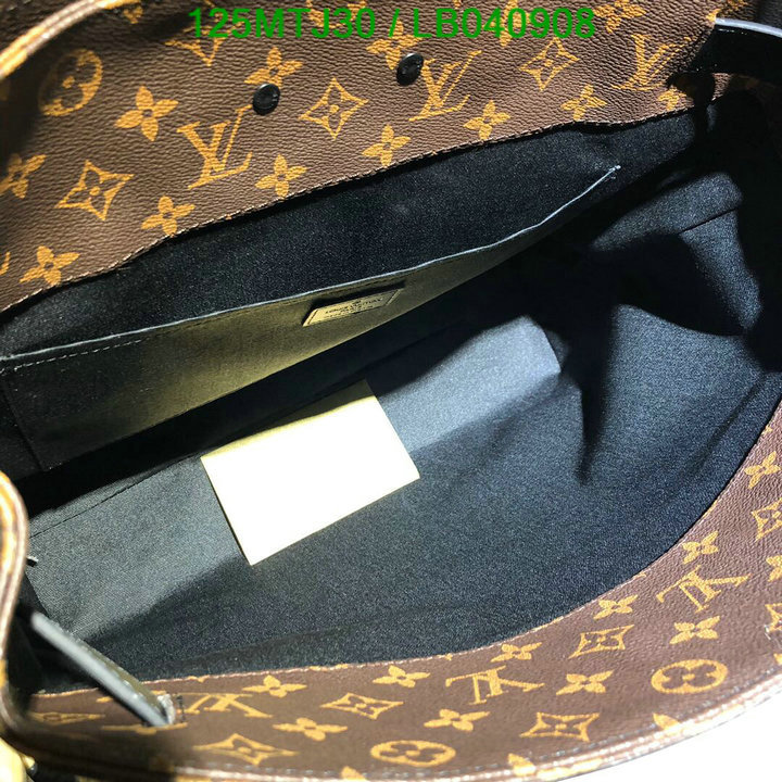 LV Bags-(4A)-Backpack-,Code: LB040908,$: 125USD