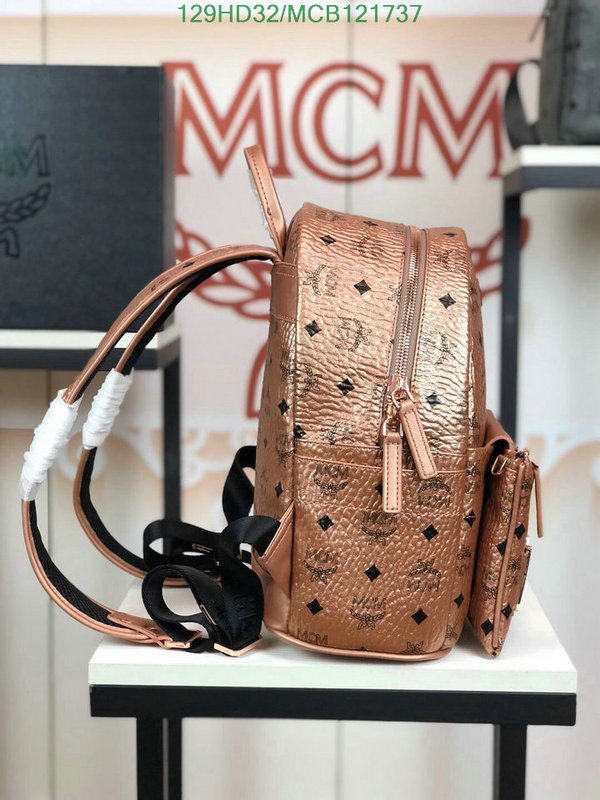 MCM Bag-(Mirror)-Backpack-,Code: MCB121737,$: 129USD