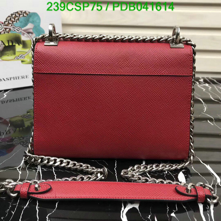 Prada Bag-(Mirror)-Diagonal-,Code: PDB041614,$: 239USD