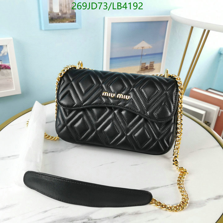 Miu Miu Bag-(Mirror)-Diagonal-,Code: LB4192,$: 269USD