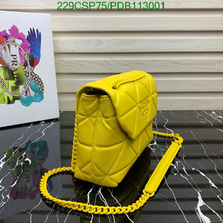 Prada Bag-(Mirror)-Diagonal-,Code: PDB113001,$: 229USD