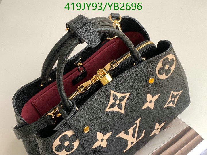 LV Bags-(Mirror)-Handbag-,Code: YB2696,$: 419USD