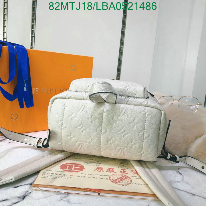 LV Bags-(4A)-Backpack-,Code:LBA0521486,$: 82USD