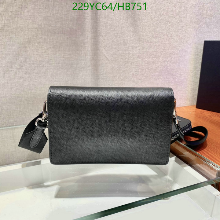 Prada Bag-(Mirror)-Diagonal-,Code: HB751,$: 229USD