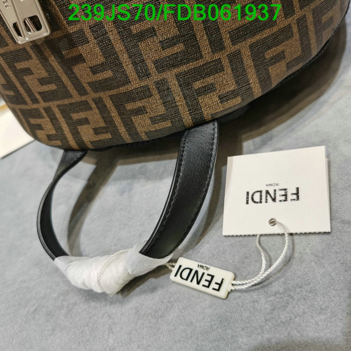 Fendi Bag-(Mirror)-Backpack-,Code: FDB061937,$: 239USD