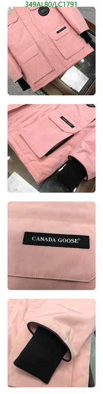 Down jacket Women-Canada Goose, Code: LC1791,$: 349USD