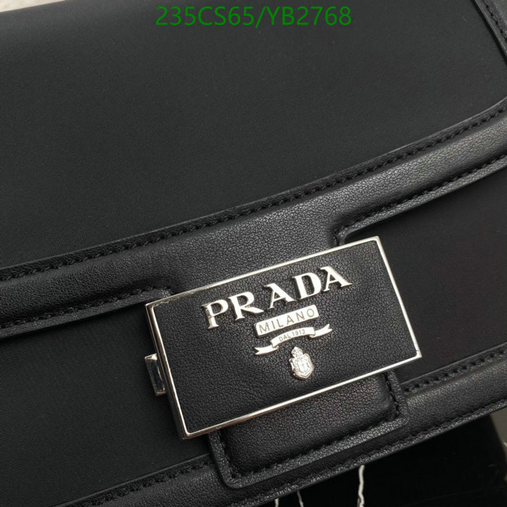 Prada Bag-(Mirror)-Diagonal-,Code: YB2768,$: 235USD