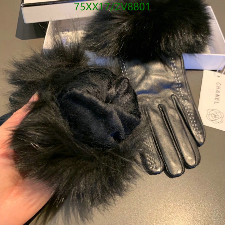 Gloves-Chanel, Code: ZV8801,$: 75USD
