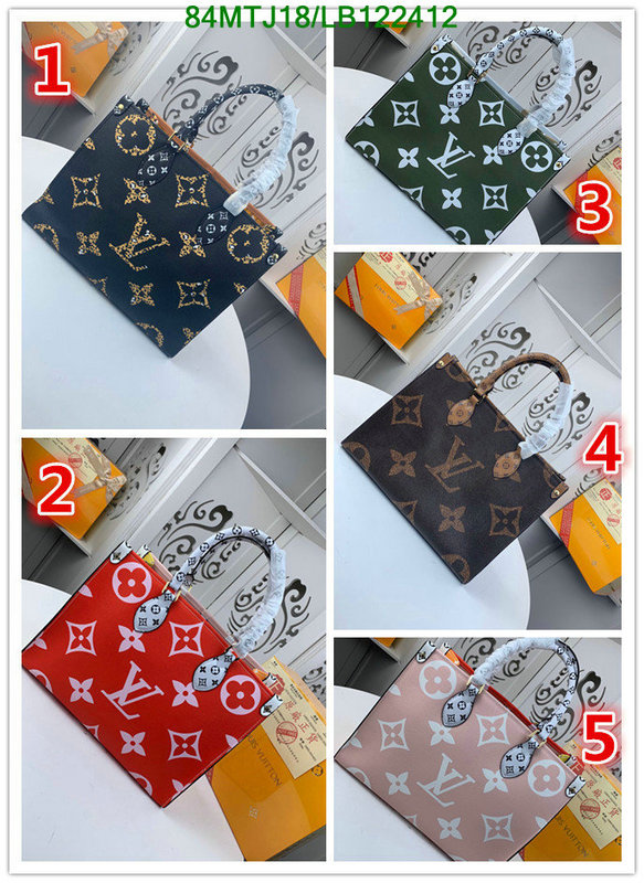 LV Bags-(4A)-Handbag Collection-,Code: LB122412,$: 84USD