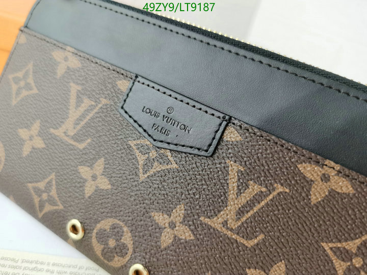 LV Bags-(4A)-Wallet-,Code: LT9187,$: 49USD