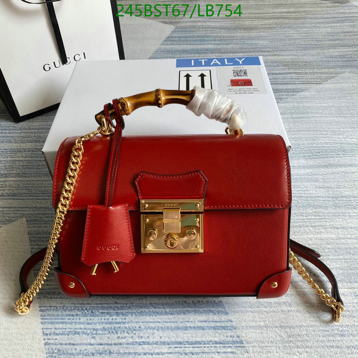 Gucci Bag-(Mirror)-Handbag-,Code: LB754,$: 245USD