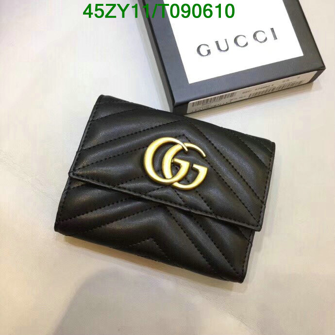 Gucci Bag-(4A)-Wallet-,Code: T090610,$:45USD