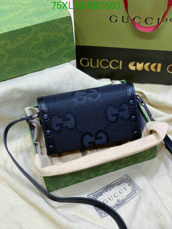 Gucci Bag-(4A)-Horsebit-,Code: XB3583,$: 75USD