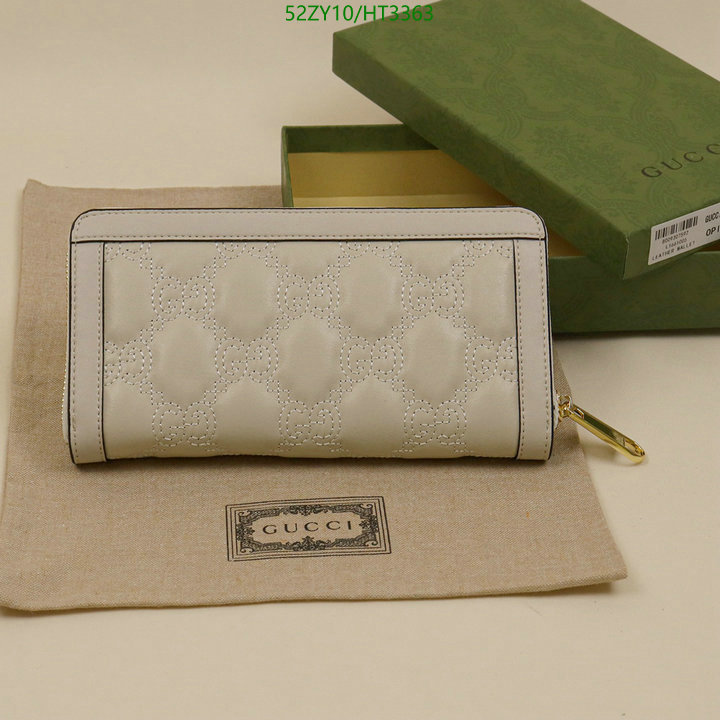 Gucci Bag-(4A)-Wallet-,Code: HT3363,$: 52USD